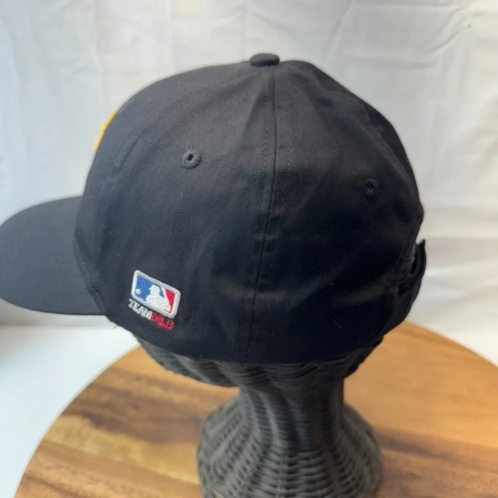 Pittsburgh Pirates Hat Cap Baseball Strapback Black Embroidered Panel‎ Pirates
